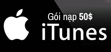 Gói nạp iTunes 50$ (US) - Giá sỉ